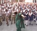 School Children, Teacher Dance For Shri Ram