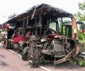 18 killed, 19 injured as bus hits milk tanker in UP's Unnao