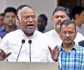 Kharge gives INDIA 295+ seats as exit polls predict BJP sweep