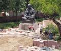 Gandhi, Shivaji, Ambedkar statues removed from Parl complex