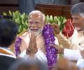 Modi unanimously elected as NDA leader; Naidu, Nitish back name