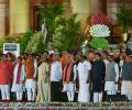 Modi's new council of ministers 9 short of maximum