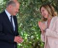 Italian PM Giorgia Meloni greets leaders with 'namaste' at G7 Summit