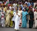 A day after PM, Mamata meets women from Sandeshkhali