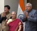 Sudha Murty takes oath as RS MP