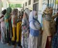 Kin of terrorists line up at polling booths in Kashmir