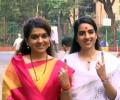 PIX: Netas Step Out To Vote!