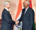 Maldivian President Muizzu arrives in India, meets Jaishankar