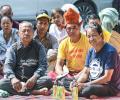 Did RSS emissary visit fasting Wangchuk on the sly?