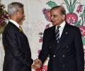 Jaishankar, Pak PM Sharif shake hands at SCO dinner; no hint of thaw in ties