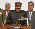 Omar Abdullah sworn-in as J-K CM, ally Cong not to join his govt yet