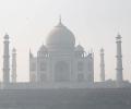 The Taj Covered By Smog