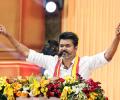 Our identity is...: TVK leader Vijay slams DMK in maiden speech; flays NEET