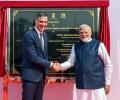 Modi, Sanchez unveil facility to manufacture military aircraft