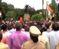 Defeat forces that insulted Shivaji Maharaj: MVA leaders at Mumbai rally