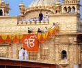 Golden Temple Covered In Flowers