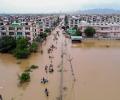 Vijayawada faces flood threat after rain, breach in Budameru rivulet