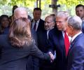 Kamala Shakes Hands With Trump At 9/11 Event