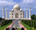 Water leakage in Taj Mahal's main dome after heavy rain