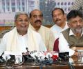 Siddaramaiah refuses to step down, ready for probe; Shivakumar backs him