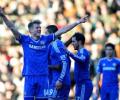 Schuerrle treble lifts Chelsea, Newcastle's Pardew sees red