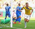 Colombia thrash Greece in joyous World Cup return