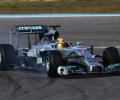 Hamilton crashes as F1 starts new turbo era