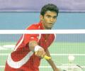 Badminton: Sridhar beats Olympic champion Taufik