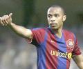 Henry scores on Barcelona debut at Dundee United