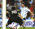 Messi double helps Argentina win