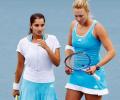 Rain halts Sania's doubles match