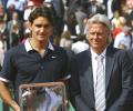 Federer, Borg team up for champions' clash