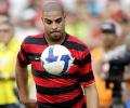 Brazil recall striker Adriano