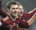 Bilyaletdinov gives Russia 2-1 win over Slovenia