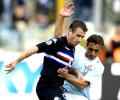 Sampdoria draw at Lazio, miss top spot 