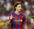 Ibrahimovic opens Barcelona account