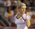 Clijsters still perfect on hardcourt after scare