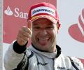 Barrichello blasts through the 300 mark