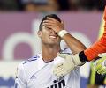 Real's Ronaldo out for 3 weeks with ankle injury