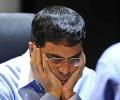 Anand draws with Adams, remains in joint lead