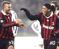 Serie A: Ronaldinho helps Milan embarrass Juve