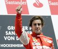 Alonso wins German GP in Ferrari one-two