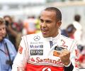 Hamilton ends Red Bull's run of poles