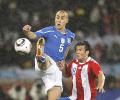 Italy escape with 1-1 draw against Paraguay