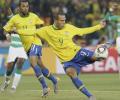 Brazil beat Ivory Coast but Kaka sent off