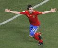 Villa goal earns Spain quarter-final spot