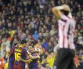 Real draw at Levante, Barca win in Bilbao