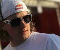 Former F1 champion Raikkonen enjoys NASCAR test 