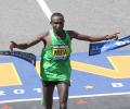 Mutai runs fastest marathon ever at Boston