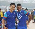 Chhetri double takes India to SAFF Championship final